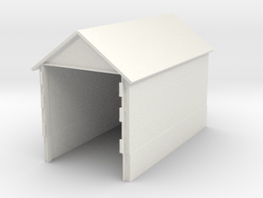 Toby's shed in White Natural Versatile Plastic