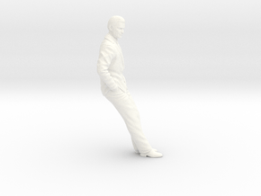 James Bond - Sean C - Leaning 1.18 in White Processed Versatile Plastic