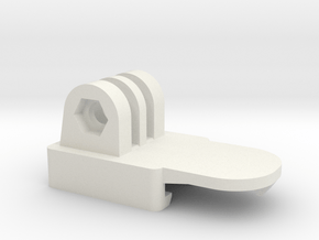 Nerf GoPro Adaptor in White Natural Versatile Plastic
