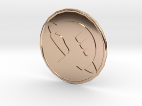 Hitchhikers 21mm token in 9K Rose Gold 