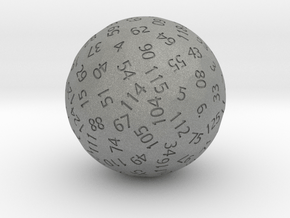 d131 Sphere Dice in Gray PA12