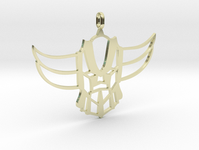 GOLDORAK pendentif in 14k Gold Plated Brass