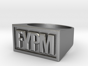 FYPM Ring in Natural Silver: 4 / 46.5