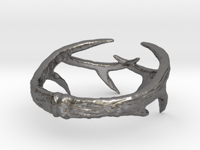 Antler Ring in Processed Stainless Steel 316L (BJT): 8 / 56.75