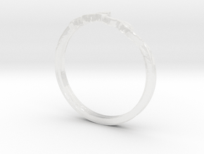 Love Ring in Clear Ultra Fine Detail Plastic: 5 / 49