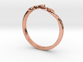 Love Ring in Polished Copper: 5 / 49