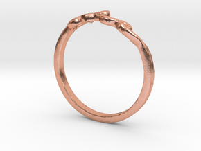 Love Ring in Natural Copper: 6 / 51.5