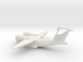 Boeing YC-14 (w/o landing gears) in White Natural Versatile Plastic: 6mm