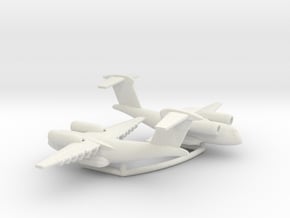 Boeing YC-14 (w/o landing gears) in White Natural Versatile Plastic: 1:700