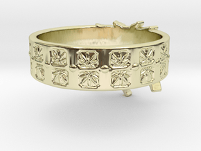 Married to Mary Ring in 14k Gold Plated Brass: 8 / 56.75