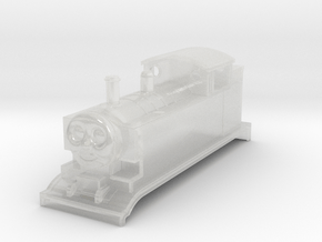 Rokuhan Shorty Steamer for Metal - Zscale in Clear Ultra Fine Detail Plastic