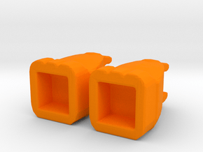 BioFigs Legs in Orange Smooth Versatile Plastic