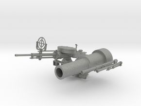 1/6 Soviet BT-7A - Turret Guns Set in Gray PA12