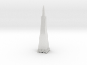 Transamerica Pyramid - San Francisco (1:4000) in Clear Ultra Fine Detail Plastic