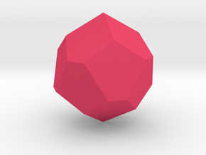 Alt-D16 Polyhedron in Pink Smooth Versatile Plastic