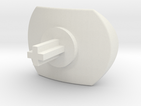 n52te thumb pad mod in White Natural Versatile Plastic