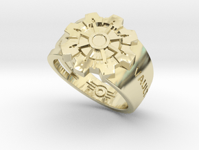 Vault-Tec Ring (Fallout) in 9K Yellow Gold : 10 / 61.5