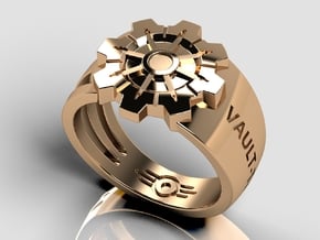 Vault-Tec Ring (Fallout) in Polished Bronze: 10 / 61.5