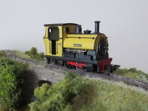 009 Peckett Style Engine in Gray PA12