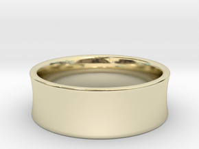 Arc Ring, Size 8.5 in 9K Yellow Gold 