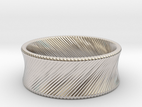 Hyperbolic Ring, Size 8.5 in Platinum