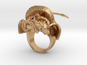 Dark Ronin Ring in Natural Bronze: 5 / 49