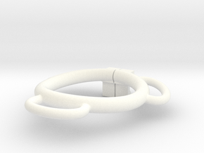 Ring 48 C2 V3 in White Smooth Versatile Plastic