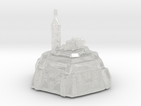 Starship Troopers Bunker 6mm Epic miniature model in Clear Ultra Fine Detail Plastic