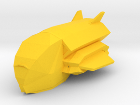 Wyrm [Small] in Yellow Smooth Versatile Plastic