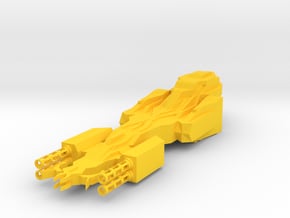 Retro Ridgebreaker [Small] in Yellow Smooth Versatile Plastic