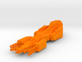 Retro Ridgebreaker in Orange Smooth Versatile Plastic