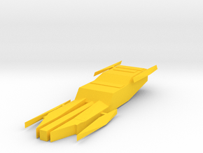 Retro Gideon [Small] in Yellow Smooth Versatile Plastic
