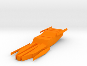 Retro Gideon in Orange Smooth Versatile Plastic