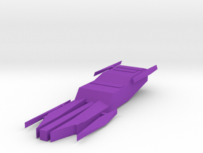 Retro Gideon [Small] in Purple Smooth Versatile Plastic