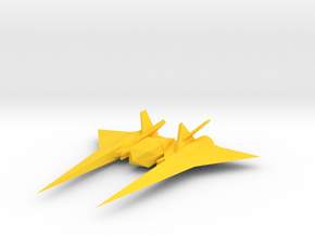 Retro Draco [Small] in Yellow Smooth Versatile Plastic