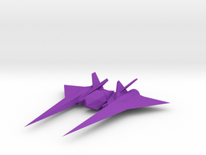 Retro Draco [Small] in Purple Smooth Versatile Plastic