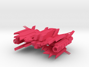 Retro Abyss [Small] in Pink Smooth Versatile Plastic