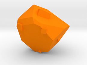 Retro Carbon Ore [Small] in Orange Smooth Versatile Plastic