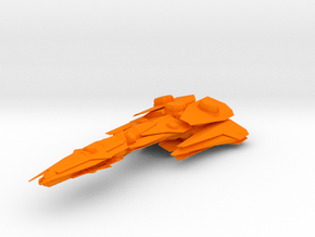 Leviathan in Orange Smooth Versatile Plastic