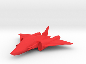 Fury [Small] in Red Smooth Versatile Plastic