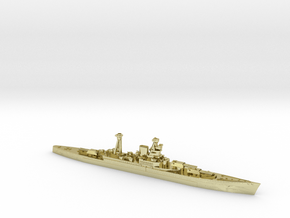 HMS Incomparable Battlecruiser  in 18K Yellow Gold