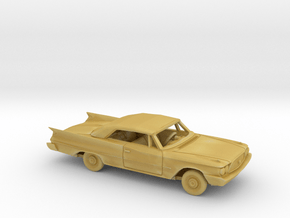 1/87 1960 Chrysler Saratoga Closed Convertible Kit in Tan Fine Detail Plastic