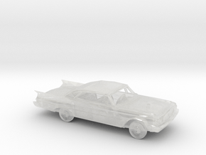 1/87 1960 Chrysler Saratoga Closed Convertible Kit in Clear Ultra Fine Detail Plastic