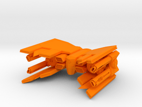 Abyss [Small] in Orange Smooth Versatile Plastic