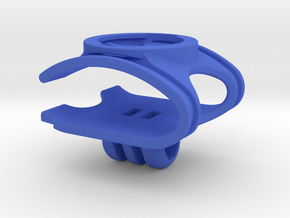 Speed Concept Garmin Mount with GoPro in Blue Smooth Versatile Plastic