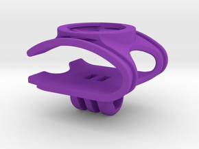 Speed Concept Garmin Mount with GoPro in Purple Smooth Versatile Plastic