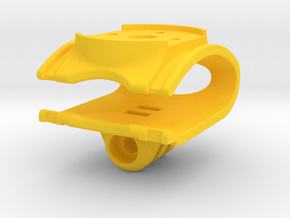Trek Speed Concept Aero Bar Garmin and GoPro Mount in Yellow Smooth Versatile Plastic