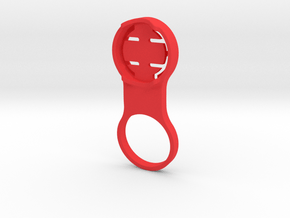 Garmin Headset Mount in Red Smooth Versatile Plastic