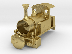 Lady the Magical Engine (HO/OO) in Natural Brass