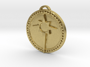 Argent Crusade Faction Medallion in Natural Brass